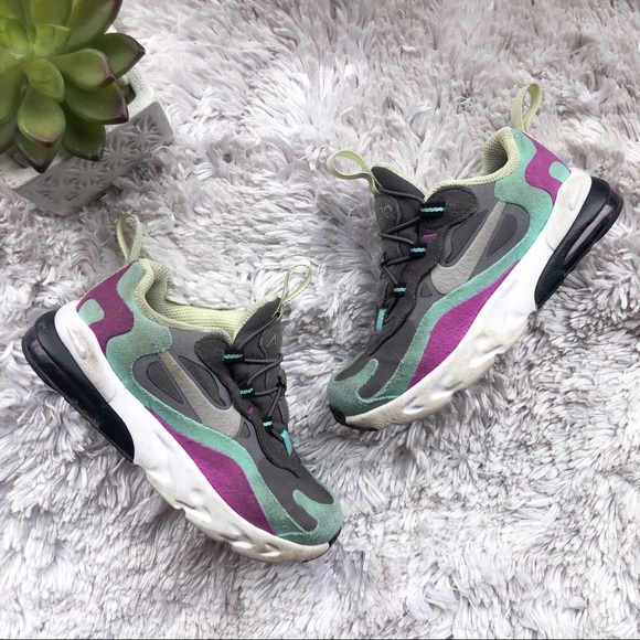 nike | air max 270 react aqua violet 9
